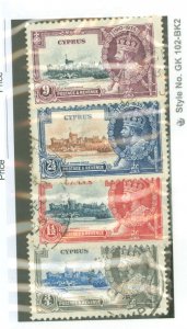 Cyprus #136-139 Used Single (Complete Set)