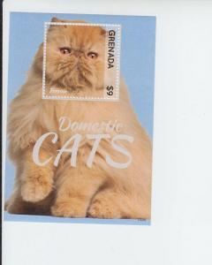 2013 Grenada Domestic Cats SS (Scott 3920) MNH