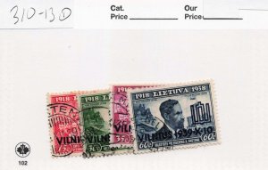 LITHUANIA  310-13  USED