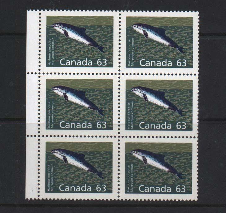 Canada #1176a VF/NH Perf 13.1 Block Of Six