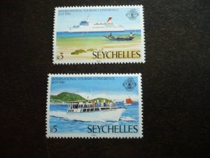 Stamps - Seychelles - Scott# 458-459 - Mint Never Hinged Part Set of 2 Stamps