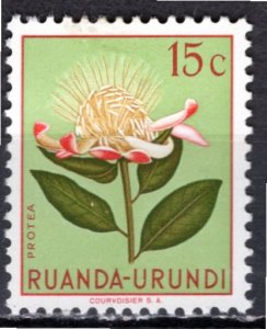 Ruanda Urundi 1953; Sc. # 115; MH Single Stamp