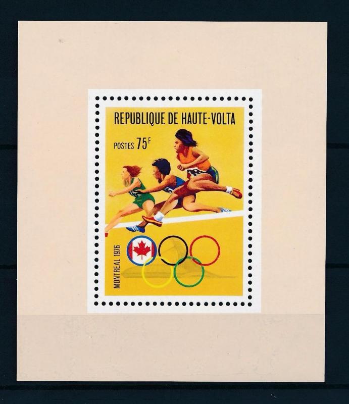 [55718] Burkina Faso 1976 Olympic games Montreal Athletics MNH Sheet