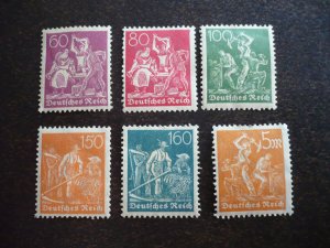 Stamps - Germany - Scott# 168,171,172,175,176,180- Used Partial Set of 6 Stamps
