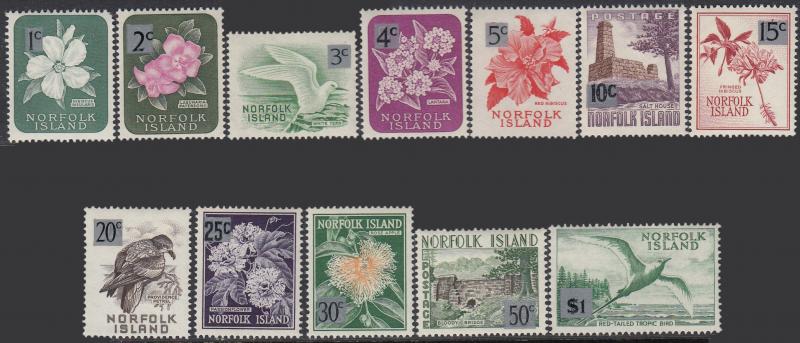 Norfolk Is. 71-82 MNH - Various Subjects