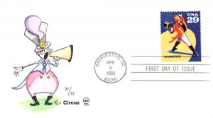 #2751 Circus Ringmaster Wilson FDC