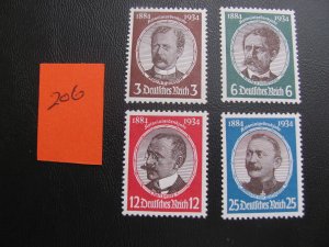 Germany 1934 MNH SC 432-434 SET VF/XF 190 EUROS (206) NEW COLLECTION