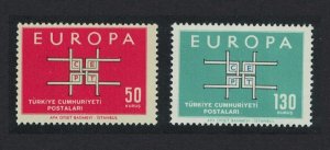 Turkey Europa CEPT 2v 1963 MNH SC#1602-1603 SG#2035-2036 MI#1888-1889