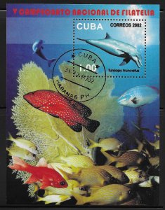 Cuba #4275 1p Marine Life - Tursiops Truncatus ~ CTO