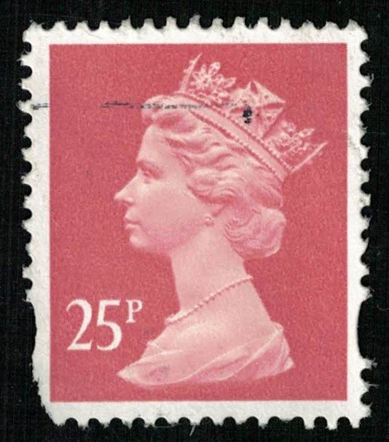 Queen Great Britain 25p (T-4857)