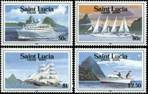 Saint Lucia Scott #976 - #979 Complete Set of 4 Mint Never Hinged 
