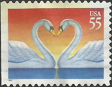 # 3124 USED LOVE TWO SWANS