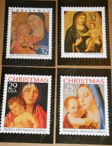 16 Unused Madonna and Child Postcards from the USPS