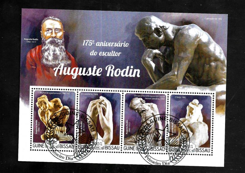 Guinea Bissau 2015 - FDI - Souvenir Sheet - Scott #Not Listed