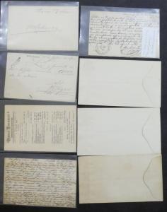 EDW1949SELL : MEXICO Fantastic Mint & Used collection of 60 Postal History items