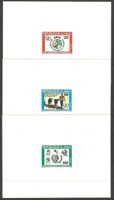 1985 Mali IYY Pioneers soccer boxing farming dlx SS