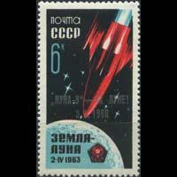 RUSSIA 1966 - Scott# 3160 Space-Luna 9 Set of 1 NH