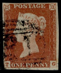 GB QV SG8, 1d red-brown PLATE 79, USED. Cat £38.  TG 