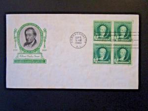 United States SC# 884 FDC / Block of 4 / Unaddressed / Ioor Cachet - Z5225