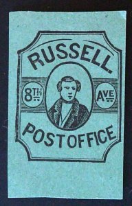 Scott#130L Local - L247 Design  - Forgery A - Russell 8th Ave. Post Office, NY