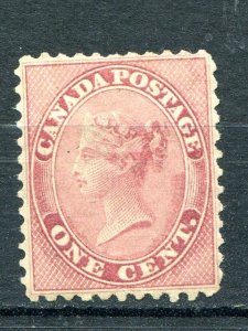 Canada # 14 Mint VF O.G.  LH  - Lakeshore Philatelics