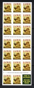 U.S. #2949a MINT, NH LOVE BOOKLET PANE - PRICED AT FACE VALUE !