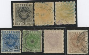 Cape Verde #1-3/5/7b/9 Used Single