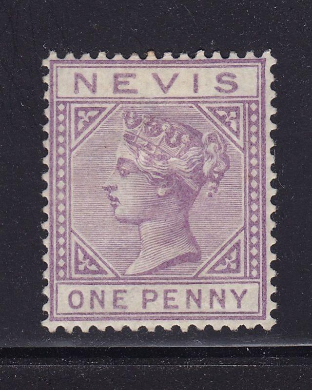 Nevis Scott # 22 VF mint previously hinged nice color cv $ 110 ! see pic !