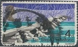 Great Britain 560 (used filler, creased) 4p Tarr Steps, Exmoor (1968)