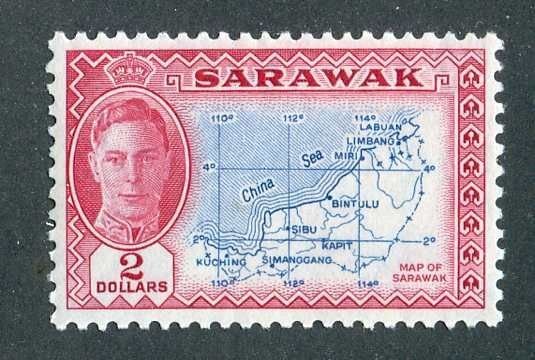 wxx140 Sarawak 1950 scott #193 mnh** cat.$52.50 (offers welcome)