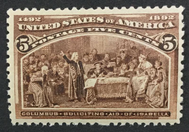 MOMEN: US #234 MINT OG NH #28223