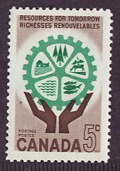 Canada #395 Resources for Tomorrow mint single