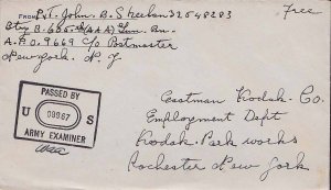 United States A.P.O.'s Soldier's Free Mail c1944 [A.P.O. 9669] Assigned to 1s...