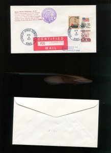 SHUTTLE STS-41C MISSION CERTIFIED MAIL COVER APR 6 1984  HR1895