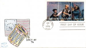 #1629-31 Spirit of '76 David C FDC