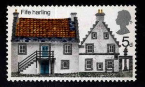 Great Britain Scott 608 MH*  Fife Harling House stamp No Gum