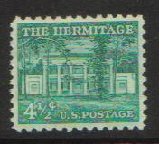 #1037 MNH  41/2c Hermitage 1954-61 Liberty Series