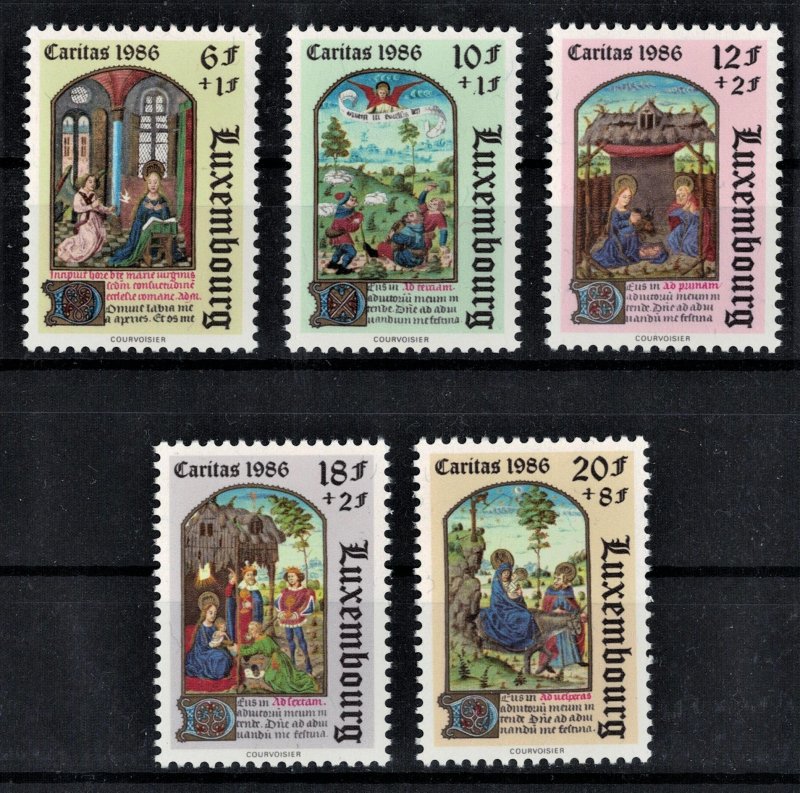 LUXEMBOURG 1985-1986 - Complete sets MNH (10 scans)