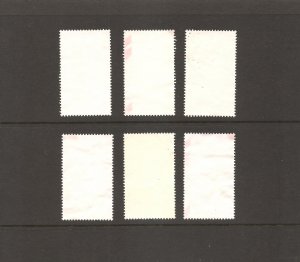 China stamps 1986 T108 Scott #2020-2025 Space Flight 航天. Set of 6 used stamps.