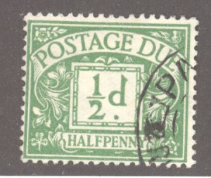 Great Britain, Scott #J26, Used