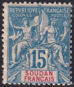 French Sudan 1894 Sc 9 MH*