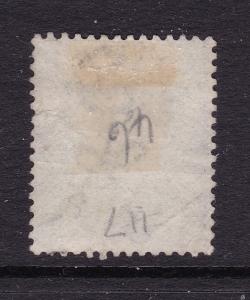 Great Britain a used QV 1/- green plate 5