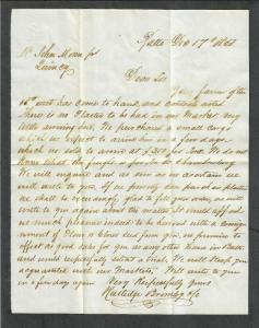 US Sc#11a Experimental Orange Brown Amonette Cert 1851 Letter, Cv. $700