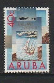 1992 Aruba - Sc 84 - used VF - 1 single - Discovery of America