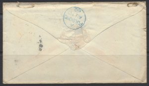 GB SG 22 perf 14 Die I on Cover Stamford JA 31 61 cancel SC# 11 see scans / d...