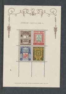 ESTONIA SCOTT# B39a SOUV SHEET MLH OG