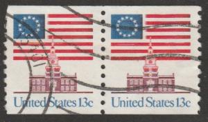 1625  Independence Hall and flag