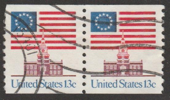 1625  Independence Hall and flag
