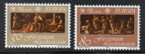 Liechtenstein Sc 804-805 1985 Europa set stamp mint NH