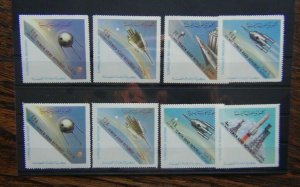 Yeman 1963 Air Honouring Astronauts set MNH